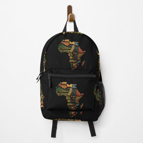 Item preview, Africa Map Kente Cloth Style - African designed and sold by StreetShirts1.