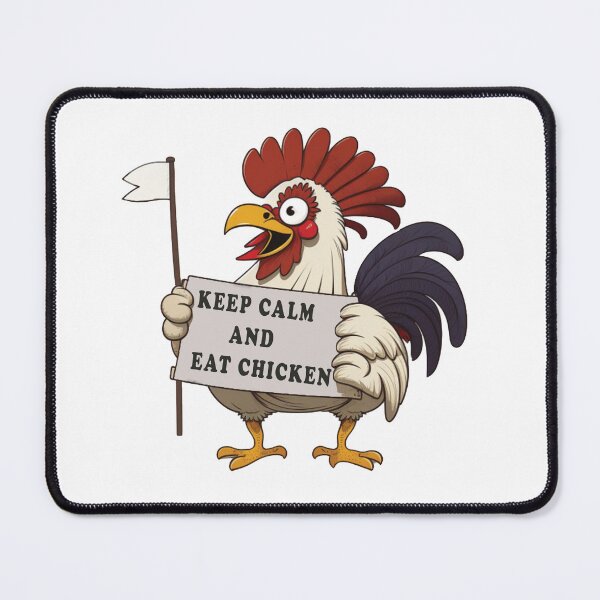 Item preview, keep calm and eat chicken designed and sold by Candlee ⭐⭐⭐⭐⭐.