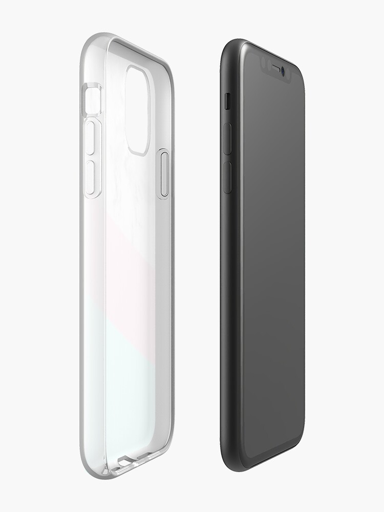 Coque iPhone « Conception esthétique de cercle de marbre », par warddt