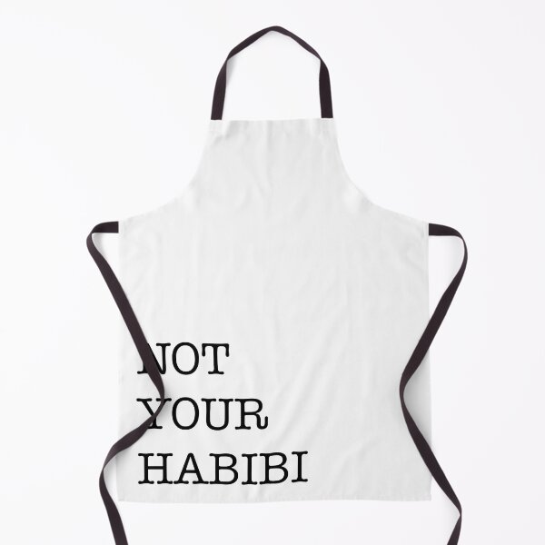 Item preview, Not your habibi funny relationship goals simple black white basic script designed and sold by tulipdesign.