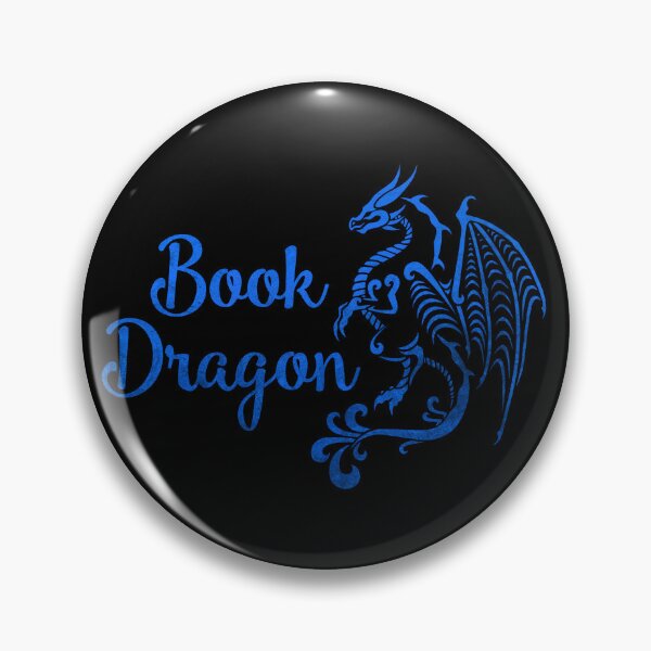 Item preview, Blue Book Dragon designed and sold by NerdCatShop.