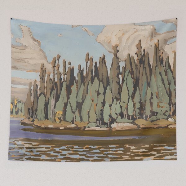Item preview, Sand Lake, Algoma (Algoma Sketch CXVI) by Lawren Harris designed and sold by TheRedVineyard.
