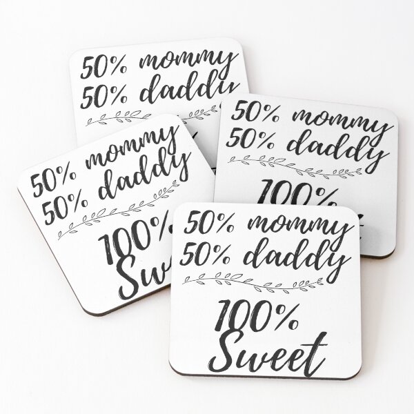 Item preview, Mommy 50% Daddy 50% 100% Sweet designed and sold by BoomBoomBaby.
