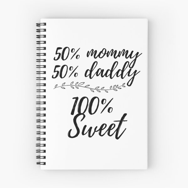 Item preview, Mommy 50% Daddy 50% 100% Sweet designed and sold by BoomBoomBaby.