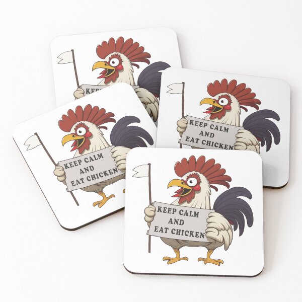 Item preview, keep calm and eat chicken designed and sold by Candlee ⭐⭐⭐⭐⭐.