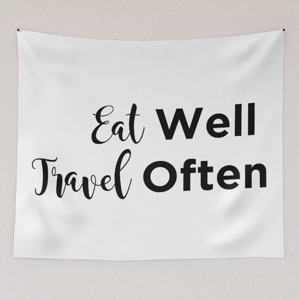 Item preview, Eat Well, Travel Often  designed and sold by lainade.