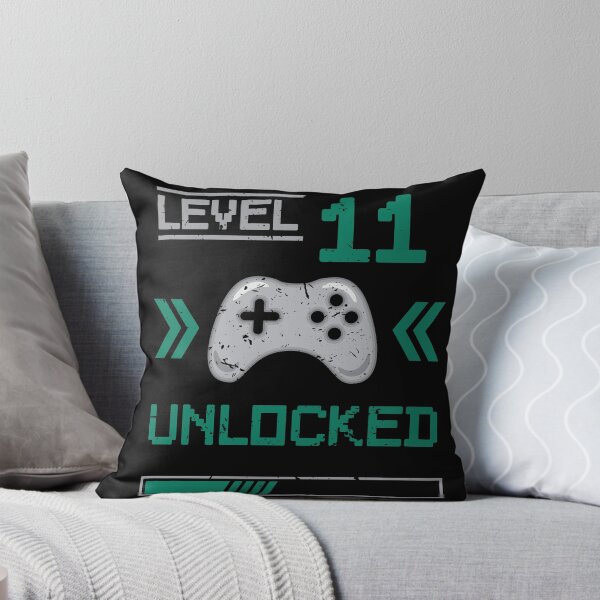 Item preview, Level 11 unlocked - 11th birthday Gamer shirt designed and sold by Gerald Waters.
