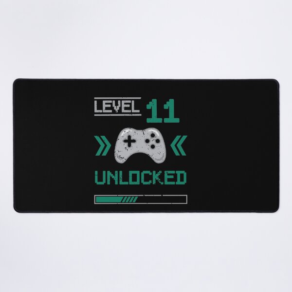 Item preview, Level 11 unlocked - 11th birthday Gamer shirt designed and sold by Gerald Waters.