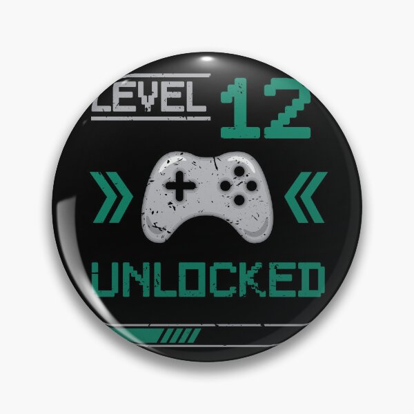 Item preview, Level 12 unlocked - 12th birthday Gamer shirt designed and sold by Gerald Waters.