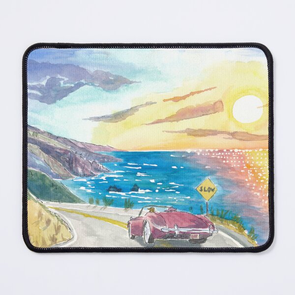 Item preview, California Road Trip on Highway 101 near Big Sur with Pacific Coast designed and sold by artshop77.