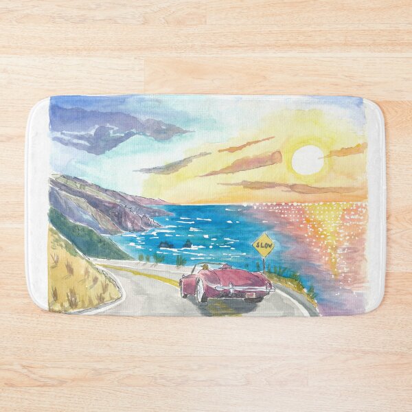 Item preview, California Road Trip on Highway 101 near Big Sur with Pacific Coast designed and sold by artshop77.