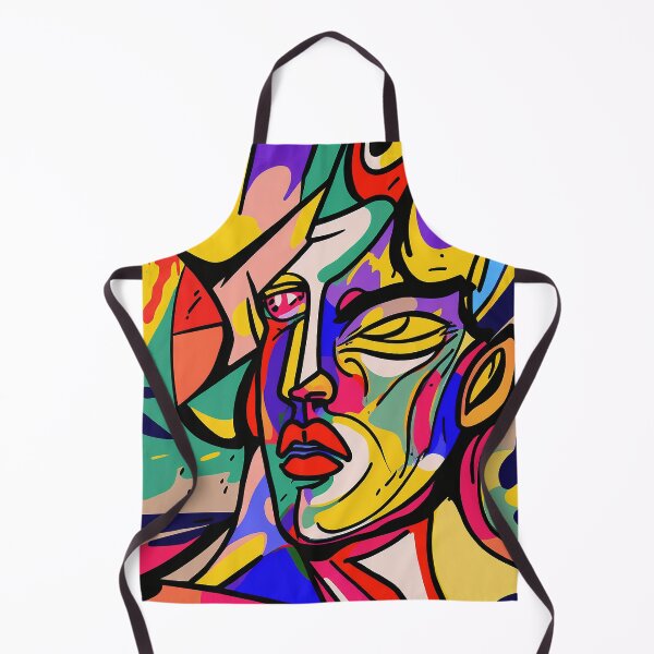 Item preview, Colorful Fauvism Abstract Face Painting designed and sold by elnixart.