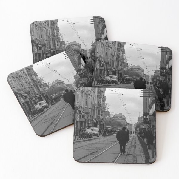 Item preview, Busy street with shopping people. designed and sold by Mel Moreno.