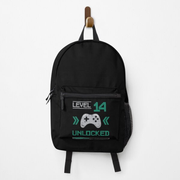Item preview, Level 14 unlocked - 14th birthday Gamer shirt designed and sold by Gerald Waters.