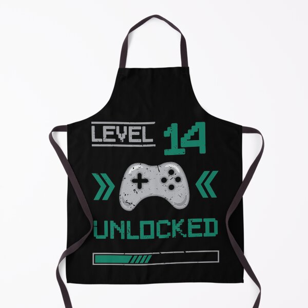 Item preview, Level 14 unlocked - 14th birthday Gamer shirt designed and sold by Gerald Waters.