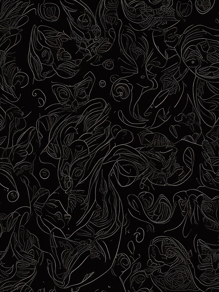 Thumbnail 3 of 3, Scarf, Modern Abstract Pattern designed and sold by FireScreen.
