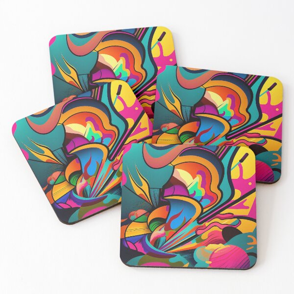 Item preview, Colorful Fauvism Abstract Painting designed and sold by elnixart.