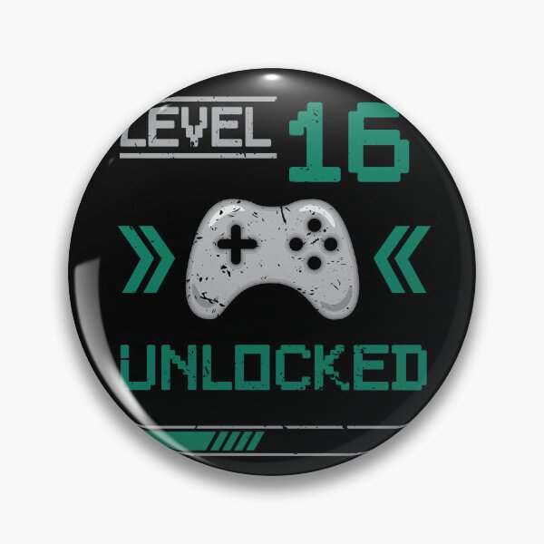 Artikelvorschau, Level 16 freigeschaltet - 16. Geburtstag Gamer Shirt entworfen und verkauft von Gerald Waters.