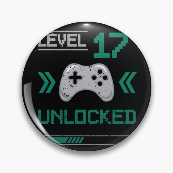 Item preview, Level 17 unlocked - 17th birthday Gamer shirt designed and sold by Gerald Waters.