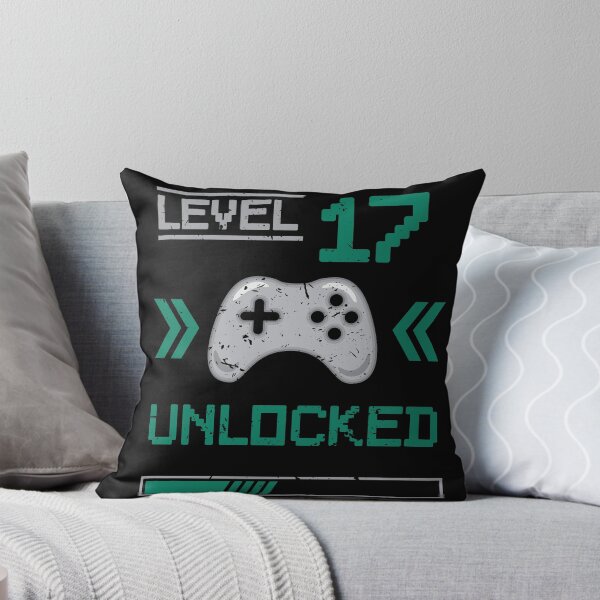 Item preview, Level 17 unlocked - 17th birthday Gamer shirt designed and sold by Gerald Waters.
