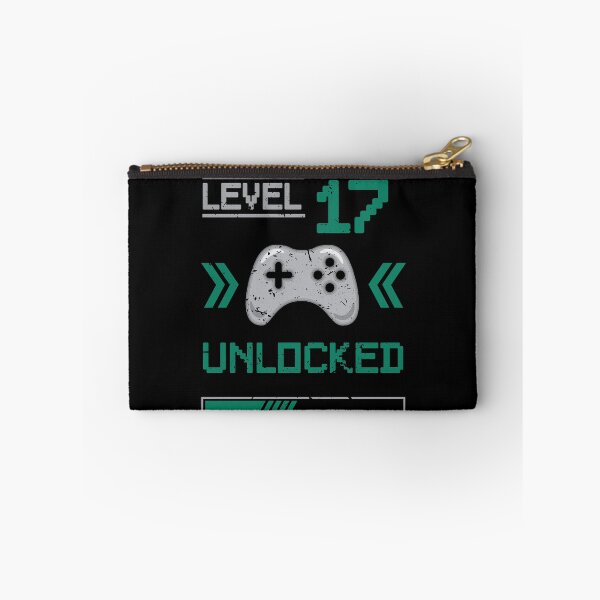 Item preview, Level 17 unlocked - 17th birthday Gamer shirt designed and sold by Gerald Waters.