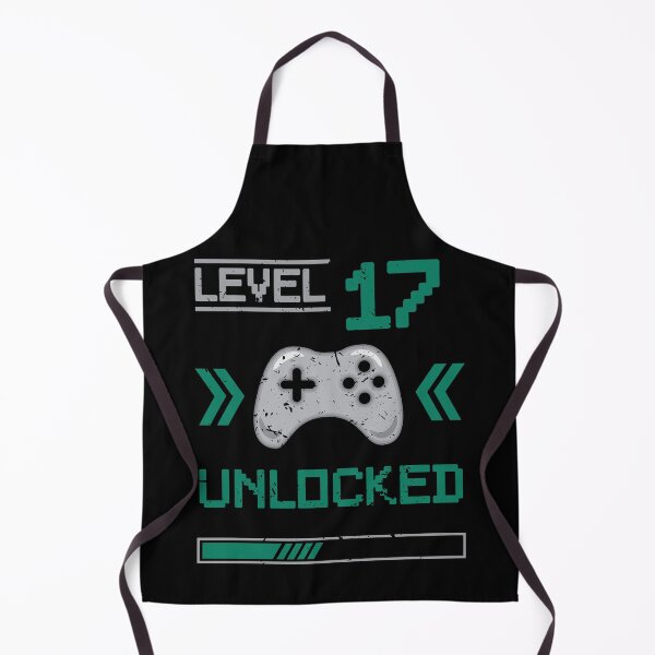 Item preview, Level 17 unlocked - 17th birthday Gamer shirt designed and sold by Gerald Waters.