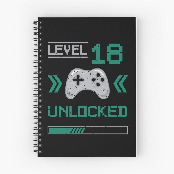 Item preview, Level 18 unlocked - 18th birthday Gamer shirt designed and sold by Gerald Waters.