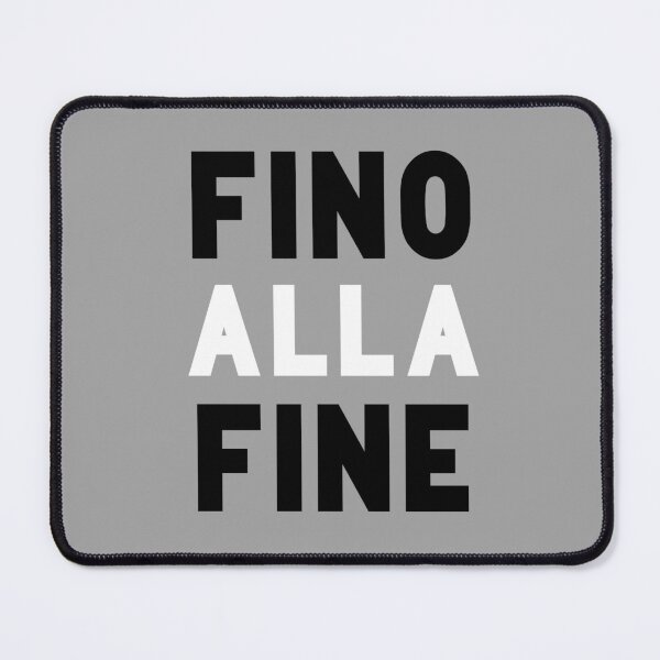 Item preview, Fino Alla Fine Alt Black White designed and sold by VRedBaller.