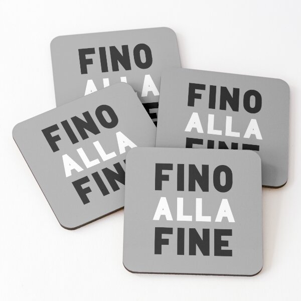 Item preview, Fino Alla Fine Alt Black White designed and sold by VRedBaller.
