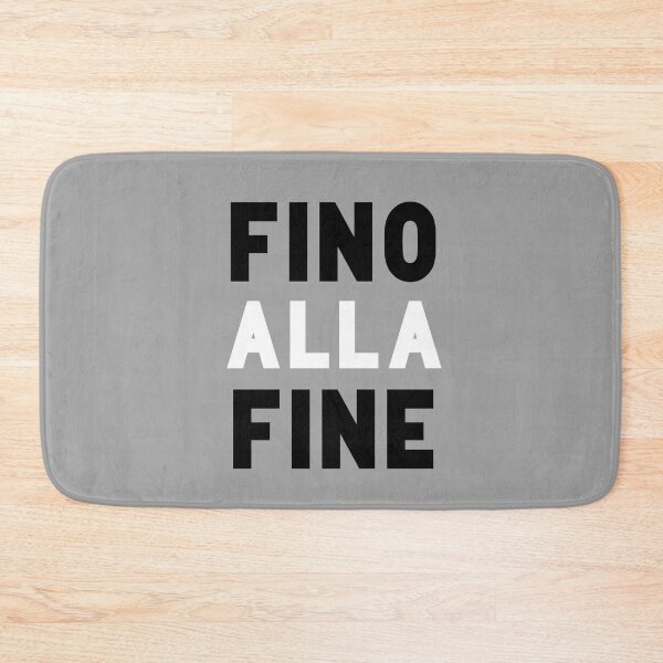 Item preview, Fino Alla Fine Alt Black White designed and sold by VRedBaller.