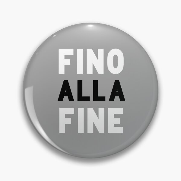 Item preview, Fino Alla Fine Alt White Black designed and sold by VRedBaller.