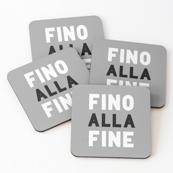 Item preview, Fino Alla Fine Alt White Black designed and sold by VRedBaller.