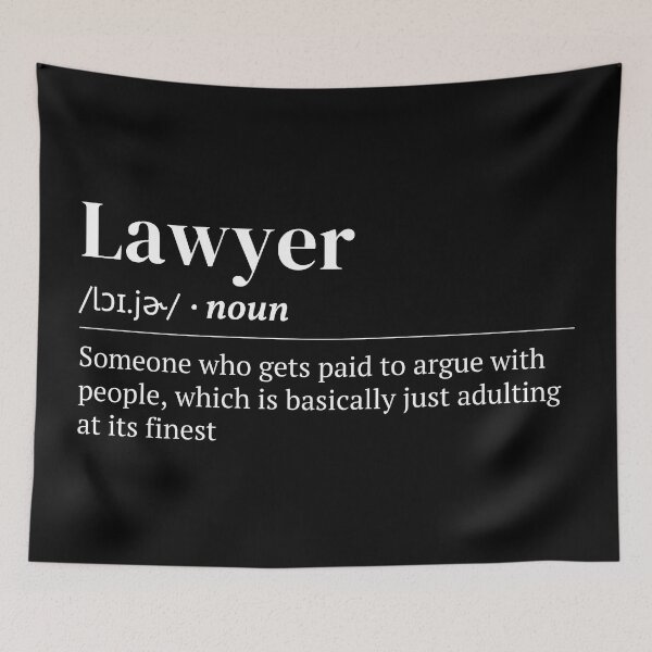 Item preview, Lawyer Funny Urban Dictionary Meaning designed and sold by SpeakSarcasm.