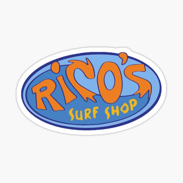Hannah Montana "Rico's Surf Shop" Logo Sticker