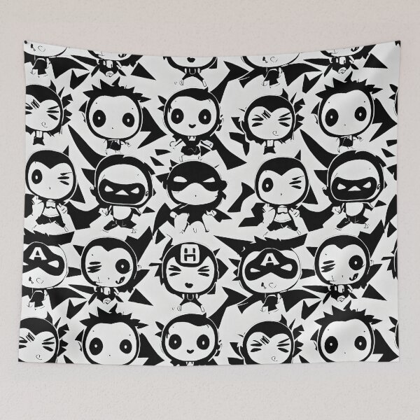 Item preview, Cute Superheroes pattern designed and sold by AI Creations ⭐⭐⭐⭐⭐.