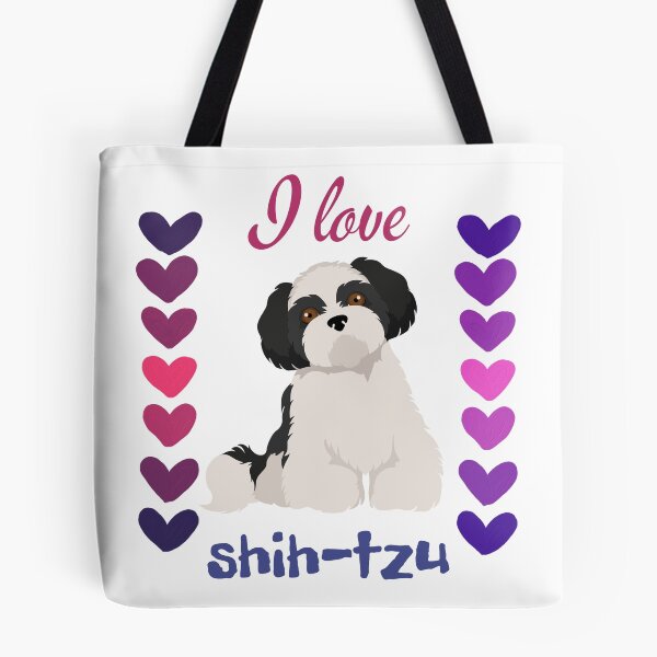 Aperçu de l'œuvre j'adore le shih tzu créée et vendue par SLlight.