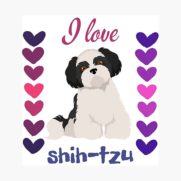 Artikelvorschau, Ich liebe Shih Tzu entworfen und verkauft von SLlight.