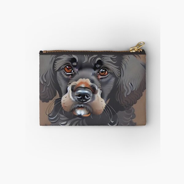 Item preview, Hokusai Cockapoo Cocker Spaniel Cross Poodle Style Dog Portait designed and sold by Pumpkin-Prints.