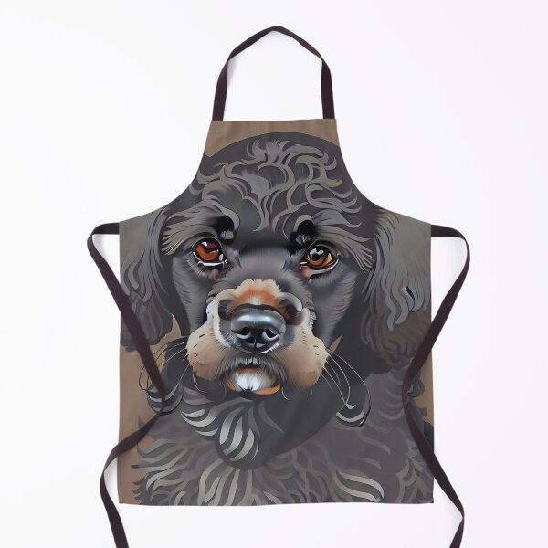 Item preview, Hokusai Cockapoo Cocker Spaniel Cross Poodle Style Dog Portait designed and sold by Pumpkin-Prints.
