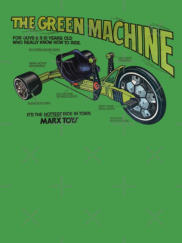 The Green Machine - Hot Rod Big Wheel from Marx Toys | Canvas Print