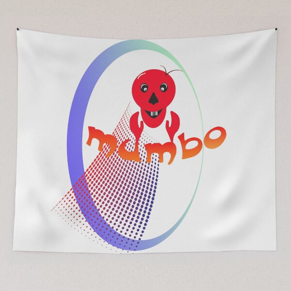 Item preview, The red skull of a clown named Mumbo designed and sold by Bigrow.