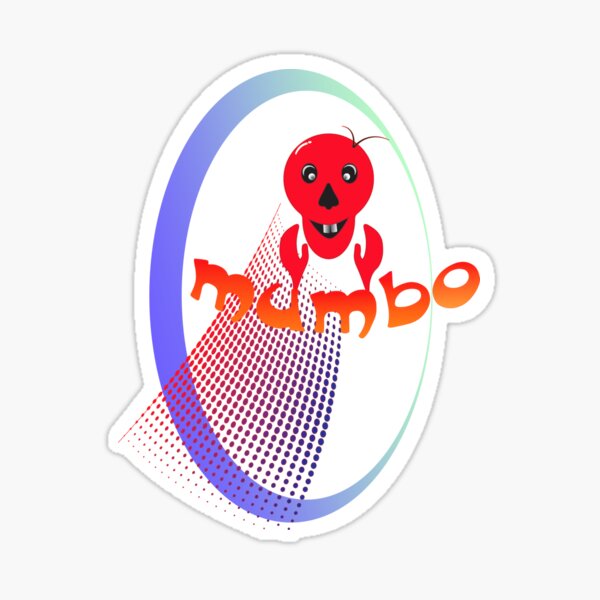 Item preview, The red skull of a clown named Mumbo designed and sold by Bigrow.