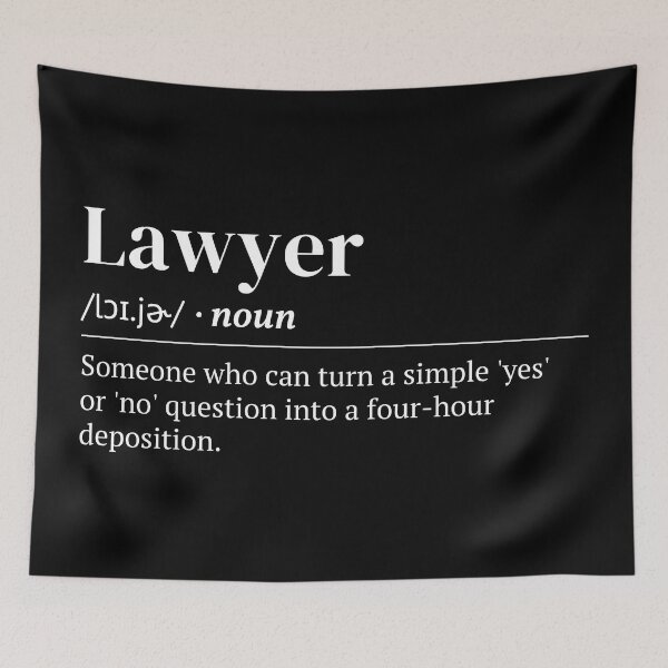 Item preview, Lawyer Funny Urban Dictionary Meaning designed and sold by SpeakSarcasm.