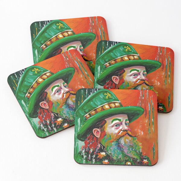 Item preview, Irish Leprechaun Contemporary Painting designed and sold by davidelder.