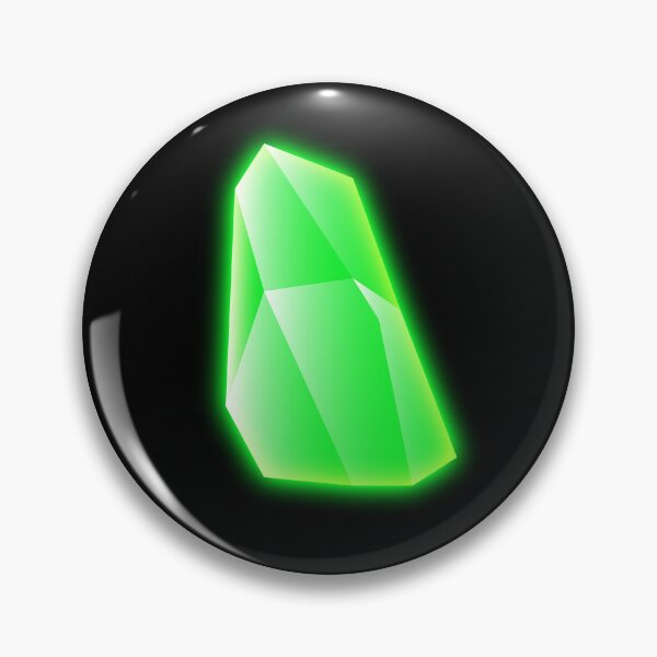 Item preview,   glowing green gem piece designed and sold by DynoCrazyDesign.