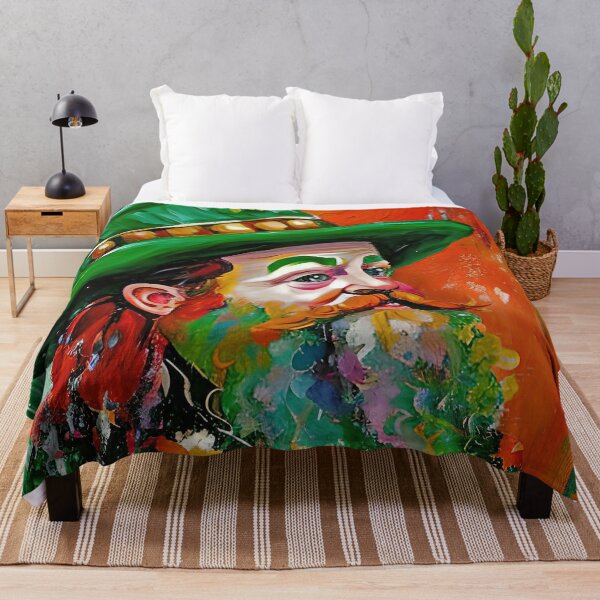 Item preview, Irish Leprechaun Contemporary Painting designed and sold by davidelder.