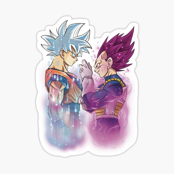 Dragon Ball Sticker Super Sayajin Blue Vegeta Hero Anime Decal