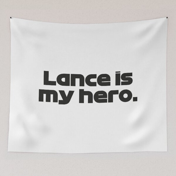 Item preview, Driver #14. Lance is my Hero | Best Team Radio Bahrain 2023 Season (Black) designed and sold by FilipeFerreira.