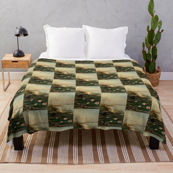 Item preview, Vintage River Amazon Painting - Victoria Regia designed and sold by w-world-life-co.