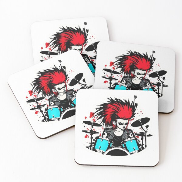 Item preview, Drum Girl designed and sold by PEGATASH.
